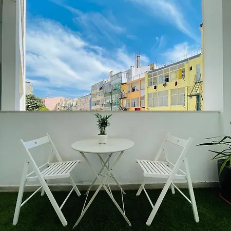 Sunny Arroios Lejlighed Lisboa